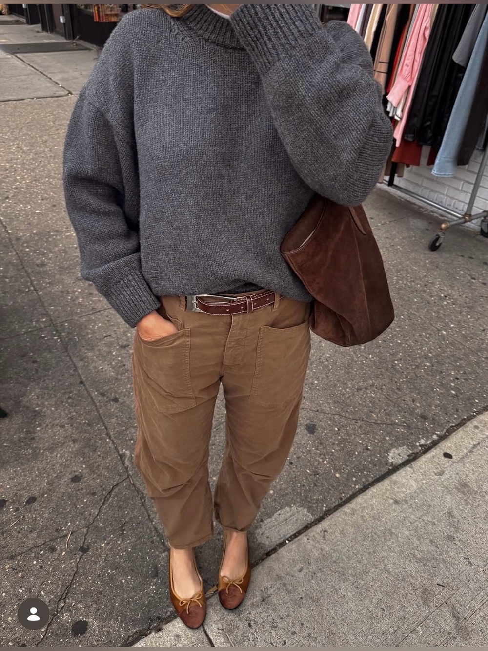 Nili Lotan Shon Pant in Coffee